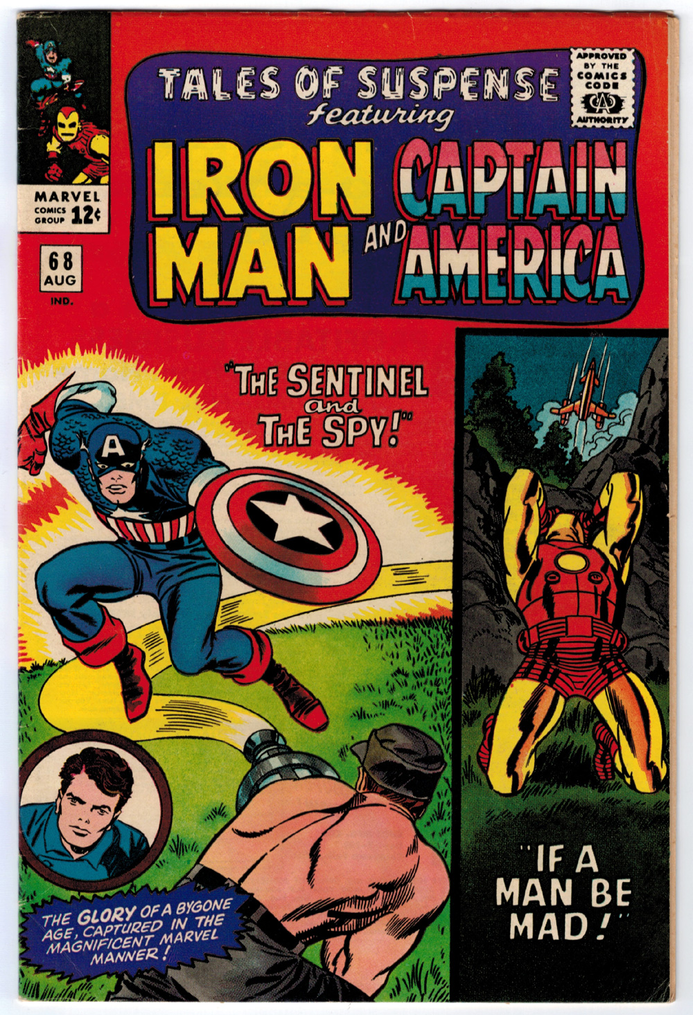 TALES OF SUSPENSE #68 7.0 OW/W PAGES SILVER AGE IRON MAN CAPTAIN ...