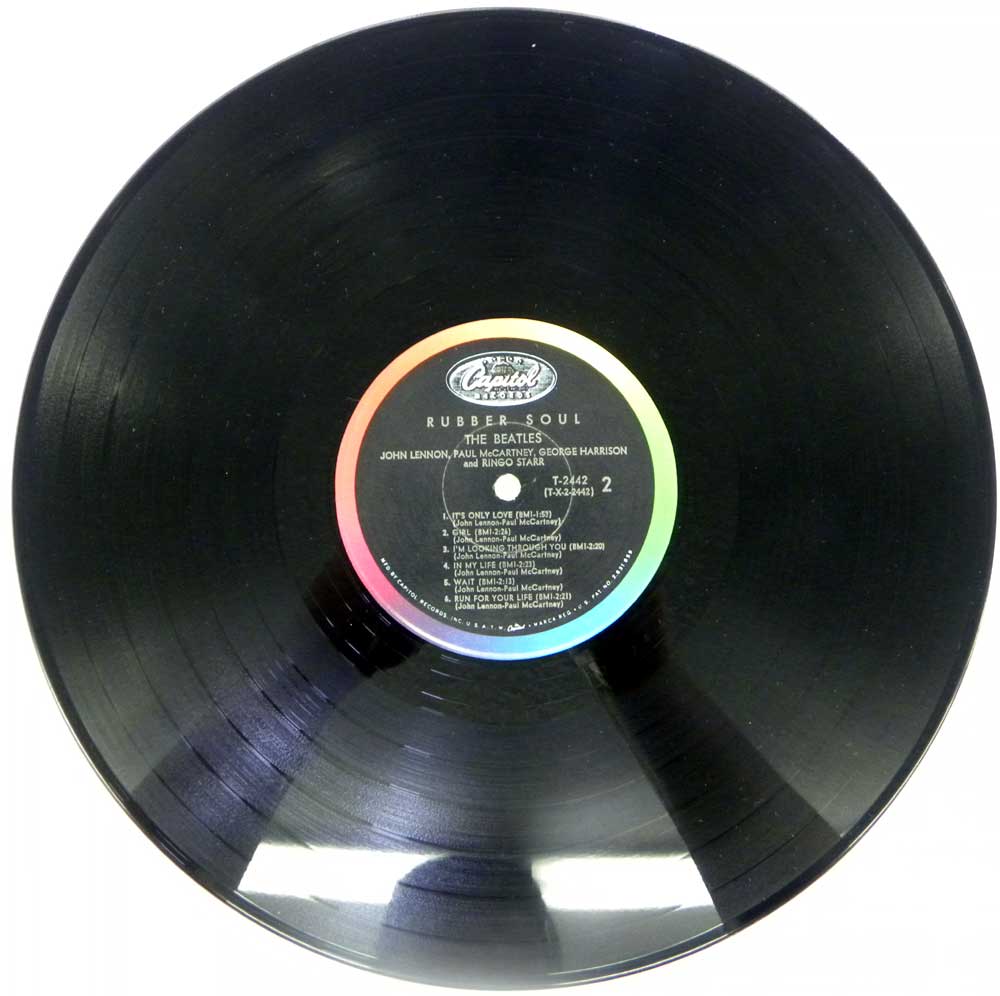 THE BEATLES - RUBBER SOUL LP MONO CAPITOL T 2442 LP=FN