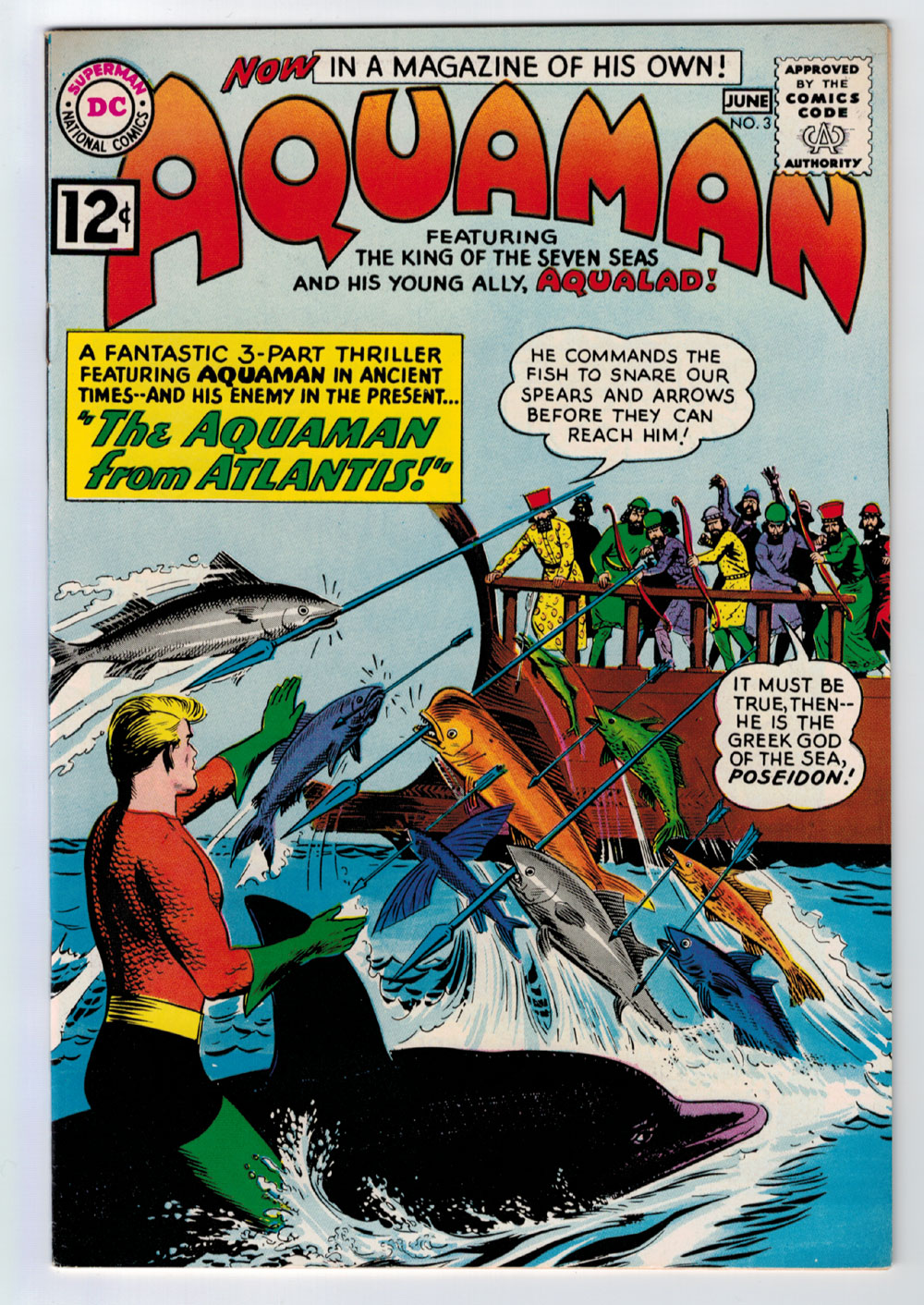 Aquaman 3 9 0 High Grade 1962 White Pages B Ebay